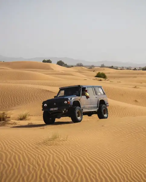 Tour of the dunes in 4X4 passing by the salt lake