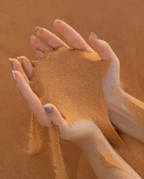 Sand therapy (sand bath)