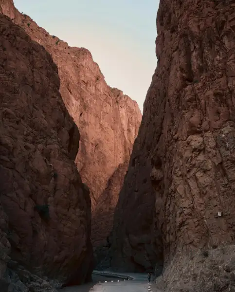 Todgha Gorges and its vertiginous cliffs