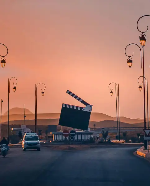 Kasbah Taourirt and film studio in Ouarzazate